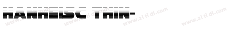 HanHeiSC Thin字体转换